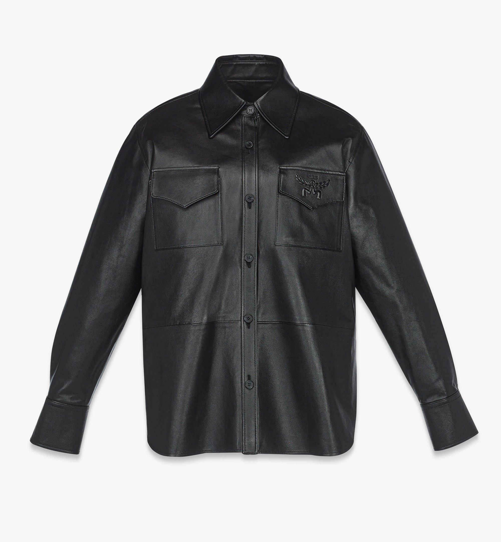 Black Label Shirt in Lamb Leather 1